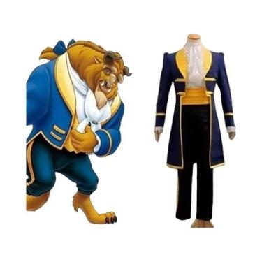 Imagem de Cosplay Adulto Príncipe Adam - Bela e a Fera - Fantasia Anime com Másc