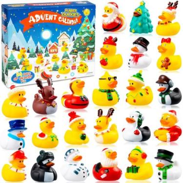 Imagem de Calendário do Advento OOINQQ Christmas Ducks, 24 unidades para criança