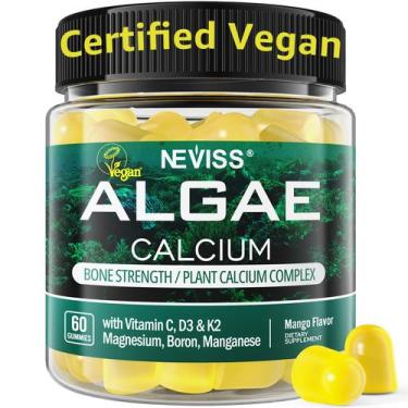 Imagem de Gomas de cálcio NEVISS para mulheres com vitamina D3 K2, C, zinco 60C