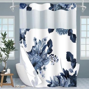 Imagem de Conjunto de cortinas de chuveiro SSCRCUSLY sem gancho com forro de enc