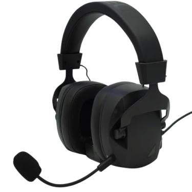 Imagem de Headset Gamer RGB com Fio P2 e Microfone Omnidirecional Alto-Falante 50mm para Jogos e Entretenimento (Preto)