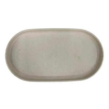 Imagem de Travessa Oval Bambu PP Lines Bege 37,5cm 220839 Lyor