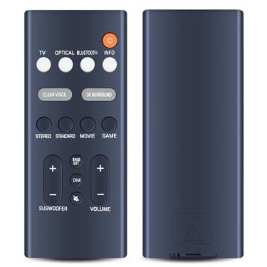 Imagem de RETROSUN Controle remoto de substituição Soundbar compatível com Yamaha SR-B20A VDQ7630 SR-C20A SR-B20ABL SR-C20ABL ATS-C200 Sound Bar