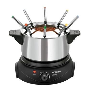 Imagem de Panela Elétrica de Fondue Le Gourmet Ii Mondial Fd-02 220v, Prata, 220