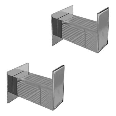 Imagem de Kit Cabide Para Toalha Gancho Aço Inox 304 -C1-2 Cor Pr