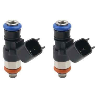 Imagem de 2 peças de injetores de combustível compatíveis com Harley Touring Milwaukee M8 Screamin Eagle Engine 2017-2024 substitui 27400015 27400040