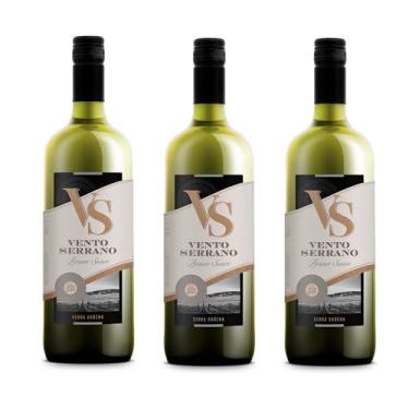 Imagem de Vinho Branco de Mesa Suave 1L - Vento Serrano (3 Unidades)