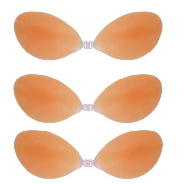 Imagem de Kit 03 Sutiã De Silicone Invisível Adesivo Sem Alças