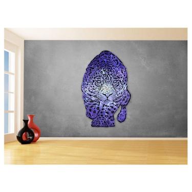 Imagem de Papel De Parede 3D Animais Pop Art Onça Pintada 3,5M Pxa98