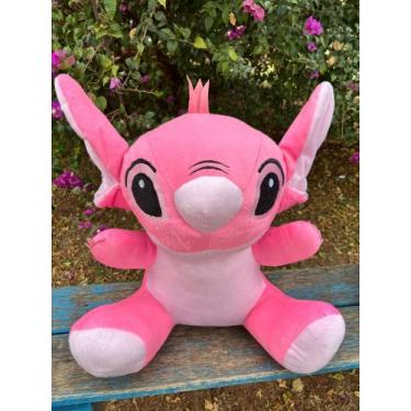 Imagem de Kit 2 Stitch Pelúcia Grande 45cm Angel Presente Antialérgico - DW conf