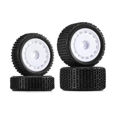 Imagem de Pneus e rodas para 1/24 Losi Micro-B INJORA pré-montados