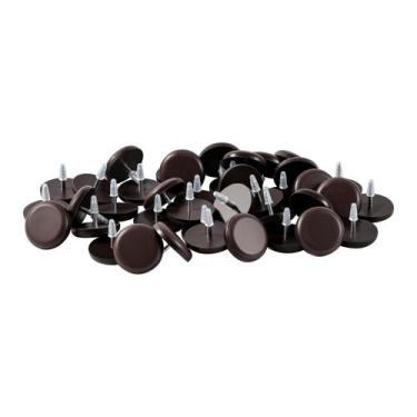 Imagem de Deslizadores para Muebles Furnigear PTFE Teflón con Clavo 3/4" Marrón 
