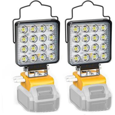Imagem de Luz de trabalho LED sem fio Ecarke 20V compatível com DeWalt