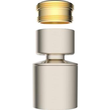 Imagem de Aerador de torneira Hibbent, pia de cozinha giratória de 360, níquel e