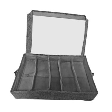 Imagem de Generic Estojo para Talheres com Divisórias Acolchoadas, Grande Capacidade, Elegante, Ideal para Guardar Talheres e Utensílios no Quarto e em Viagens.