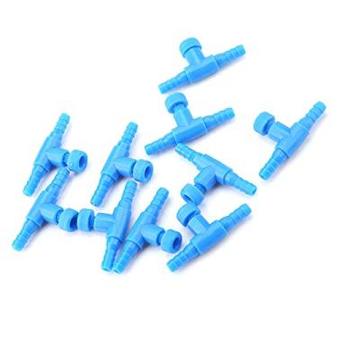 Imagem de Yinhing Aquário de Plástico 3 Válvulas de Controle de Bomba de Ar de Ar Conveniente Válvula de Ajuste de Ar para Aquário de Peixe Azul 10pcs