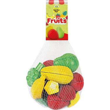 Imagem de Brincando de Casinha 12 Frutinhas CREC-CREC Rede com Corte Realista - 