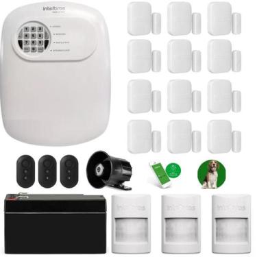 Imagem de Kit De Alarme Intelbras Personalizado 15 Sensores Sem Fio