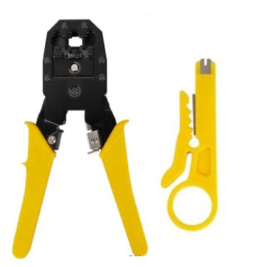 Imagem de Alicate De Crimpar Cabo De Rede Desencapador E Cortador