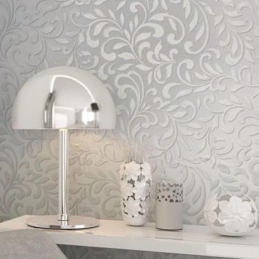 Imagem de Papel De Parede Jackie Damask Off White 6829-10