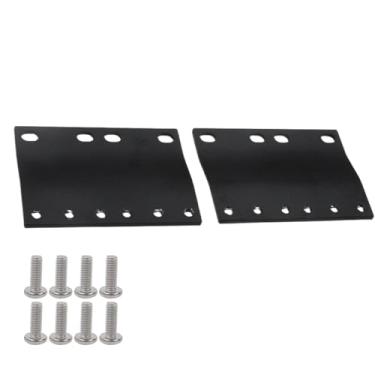 Imagem de Adaptador de montagem em rack 2RU converte rack de 58 a 48 cm, compatível com servidor, computador, equipamento de rede, kit de montagem de suporte 2U com parafusos, serve para armários de rack padrão