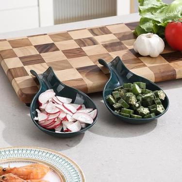 Imagem de Conjunto de descanso de colher de 2 peças, suportes de utensílios de cozinha para colheres e conchas (verde escuro)
