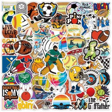 Imagem de Adesivos de vinil impermeável para os Jogos Olímpicos de Paris, 100 un