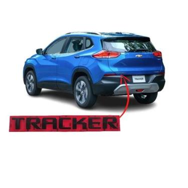 Imagem de Emblema Letreiro Preto Tampa Porta Mala Tracker 2021 2022 - Nacional