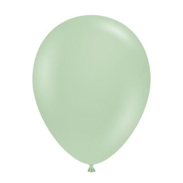 Imagem de TUF-TEX | 50 Balloons Meadow Pearl Eucalyptus 5 Inch | Ready to Inflate with Air, Helium or Fill with Water | Decorate your Birthday, Graduations, Events or Weddings | Biodegradable Latex