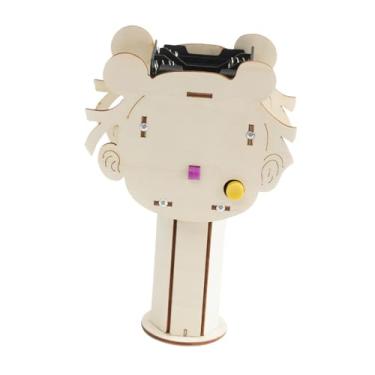 Imagem de MERIGLARE Kits de experimentos científicos de máquina de bolhas elétrica faça você mesmo para crianças, artesanato faça você mesmo, brinquedo científico de