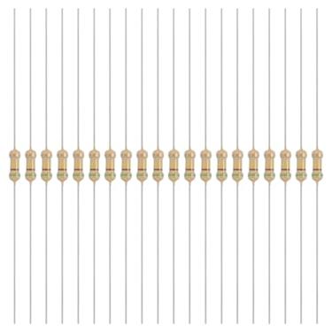 Imagem de YOKIVE 200 peças 1/4W (0,25 Watts) 510k Ohm 5% Resistor de filme de carbono, resistor fixo único de filme de carbono | Ótimo para dispositivos eletrônicos DIY, placas de circuito, sensores