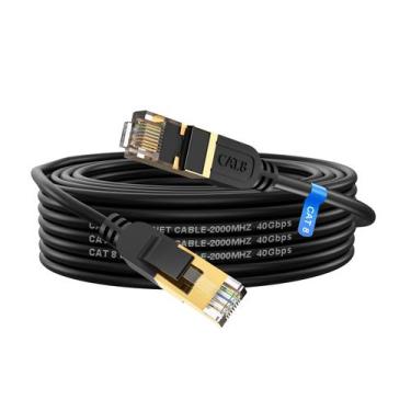 Imagem de Cabo Ethernet Cat Gruciso Cat8 6m 40Gbps Gold RJ45