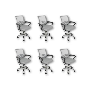 Imagem de Cadeira de Escritório Oficial Begonia Tela Mesh Ergonômica - Oficial W