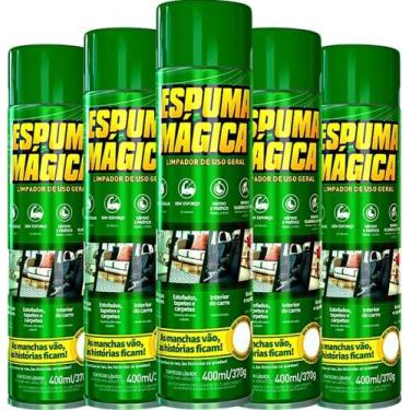 Imagem de Kit com 5 espuma magica aerossol 400ml - proauto, Sem variação