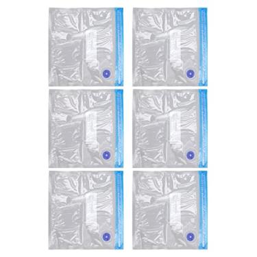 Imagem de Cryfokt Saco de Vácuo para Alimentos de Cozinha, Durável, Transparente, Selador a Vácuo de Qualidade Alimentar, Reutilizável, Fácil de Usar para Armazenamento de Alimentos, 22x21cm, 10 Peças