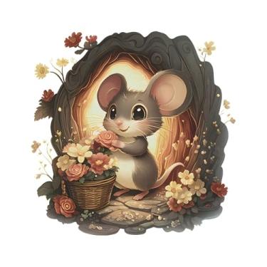 Imagem de Papel de parede fofo para colheita de flores, decalque caprichoso para banheiro, quarto, sala de jogos