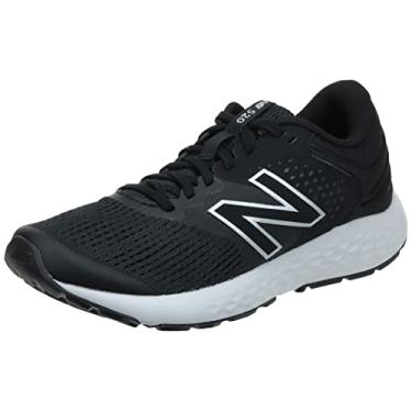 Imagem de New Balance Tênis de corrida masculino, 520v7, Preto/branco, 9.5