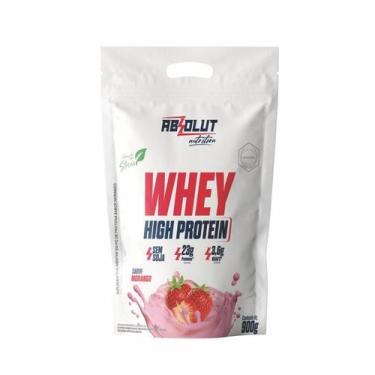 Imagem de Whey High Protein Absolut Nutrition 900g  23g Proteína Melhor Custo Be