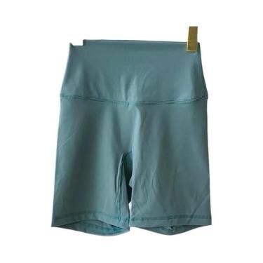 Imagem de Shorts De Yoga Femininos De Cintura Alta, Ajuste Slim, Levanta O Bumbu