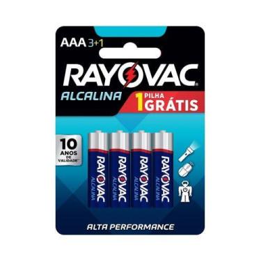 Imagem de Pilha Palito Alcalina Rayovac Leve 4 Pague 3