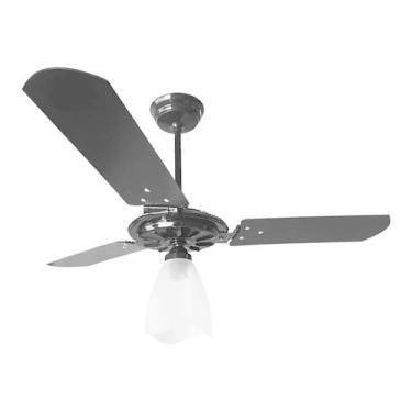 Imagem de VENTILADOR DE TETO YRIS MOTOR GRANDE 150W E 180W VENTEX PRETO/PRETO 127V