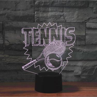 Imagem de Luz noturna LED 3D que muda de cor de tênis para crianças com base