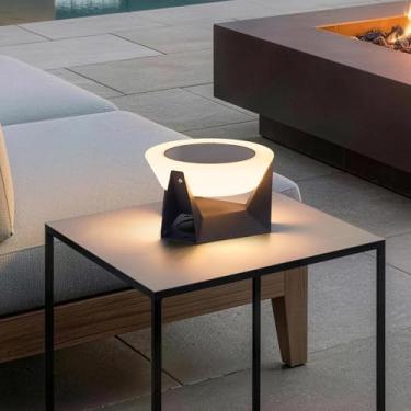 Imagem de MVBT Abajur de mesa solar externo de 18 cm