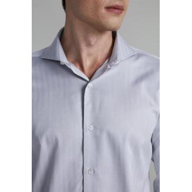 Imagem de Camisa Social Comfort - Cinza Claro - HIGHSTIL, Cinza, 44