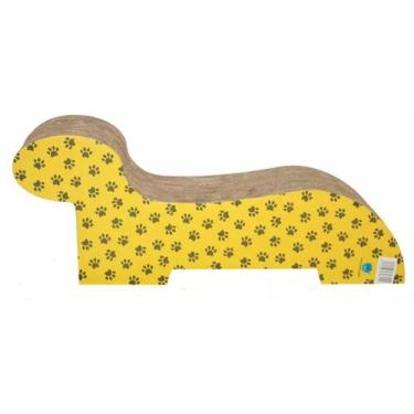 Imagem de Brinquedo Arranhador Pet Star Havai Branco Cat Meow - PetStar, Patinha