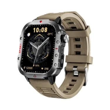 Imagem de Relógio Inteligente Militar Masculino Com Monitor De Saúde E Rastreado