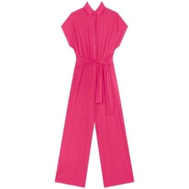 Imagem de Macacão Longo Com Botões E Faixa Embutida-Feminino