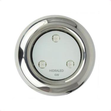 Imagem de 1 Refletor Led 6w RGB Inox S para Iluminação Piscina - Hidraled