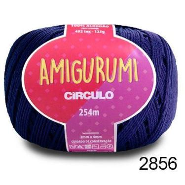 Imagem de LINHA AMIGURUMI 125G COR 2856 ANIL PROFUNDO - Círculo