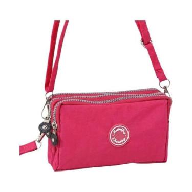 Imagem de Bolsa De Ombro Feminina De Grande Capacidade Com Três Zíperes, Moda Em